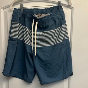 Fair Harbor Anchor Swim Trunk Blue